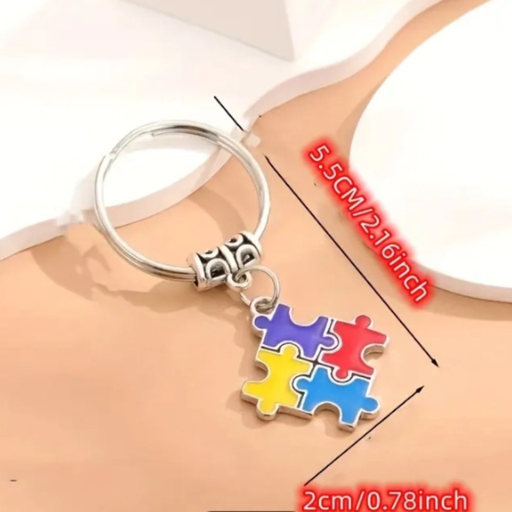 Autism Awareness Keychain - Picture 2 of 2